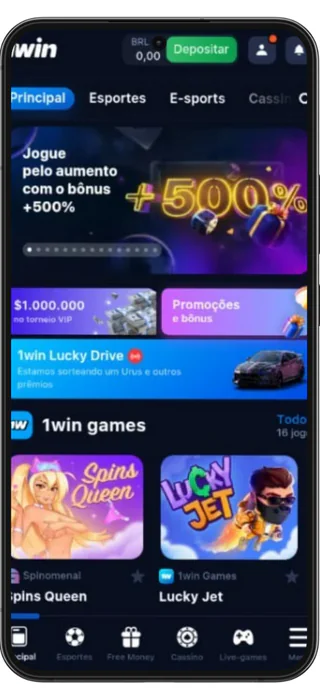 1win login brasil